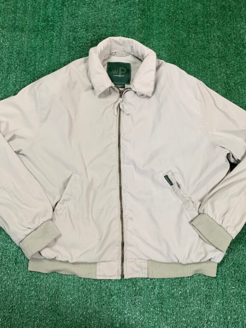 Vintage WP Weatherproof Harrington Zip Jacket L